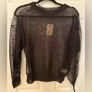 Uniq Women’s Sheer Long Sleeve Top